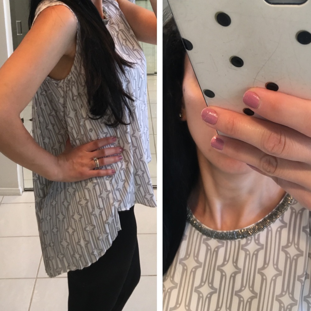 Patterned tunic top - Picture 2 of 4